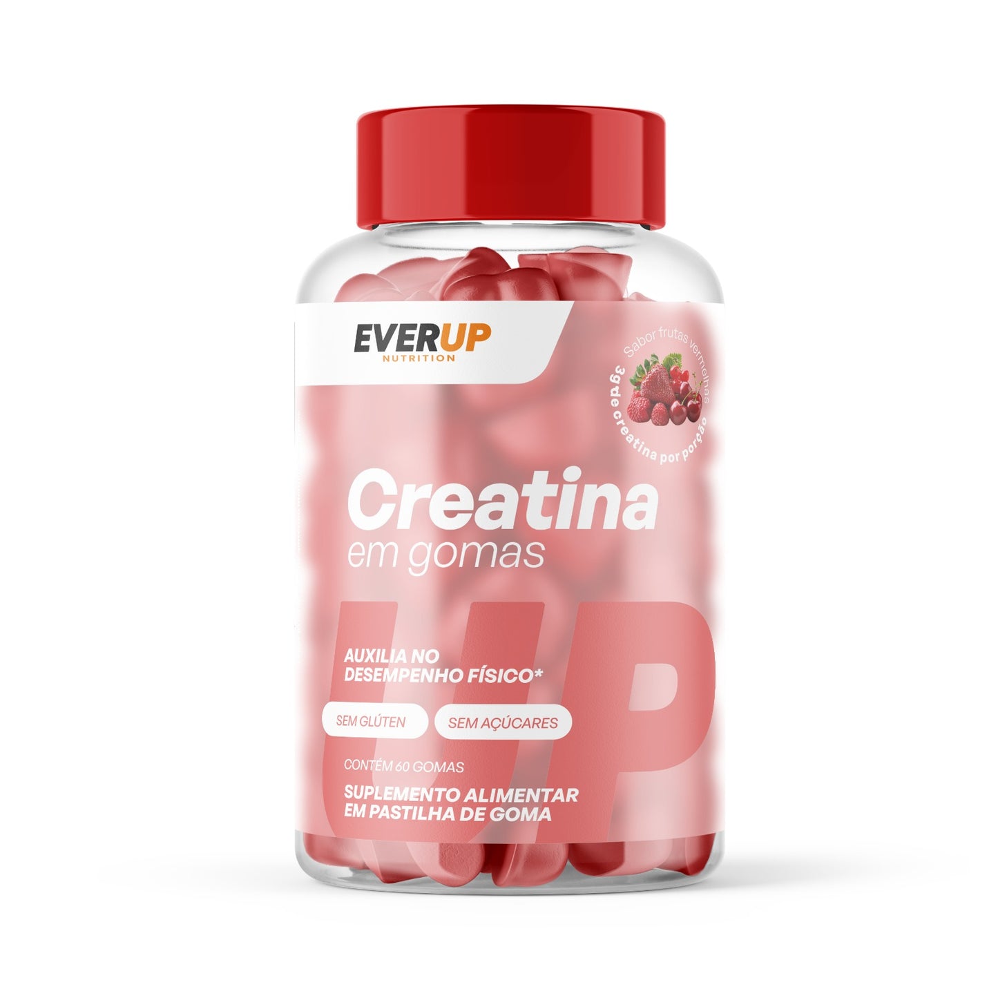 CREATINA FRUTAS VERMELHAS - 60 caps